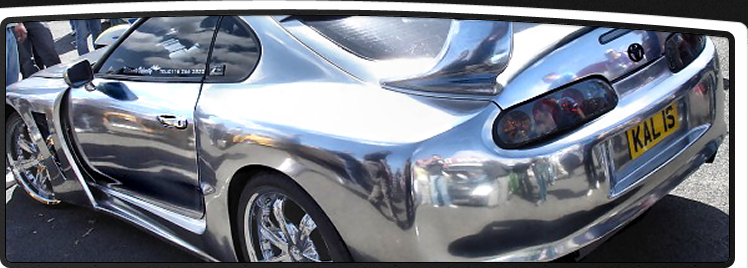 Easy to spray custom chrome paint finish - Realistic mirror finish