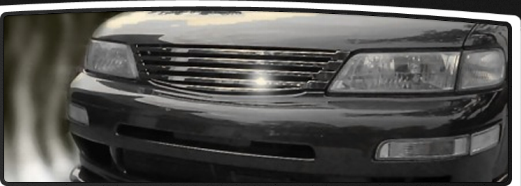 Grille Assembly For 1997-1999 Nissan Maxima Sedan – Gray Plastic Direct Replacement – OE F23100L700