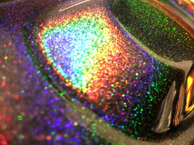 Holographic custom paint  Prismafec Prismatic glitter sparkle effect color  basecoat